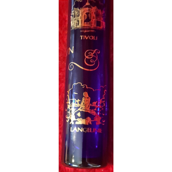 Vintage Kobenhavn Holmegaard Royal Copenhagen Cobalt Blue Gold Vase Souvenir - Picture 7 of 9